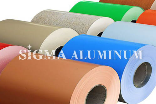 5005 Material de construcción de bobina de aluminio recubierto