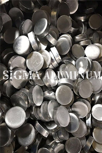 El proceso de producción de slug de aluminio